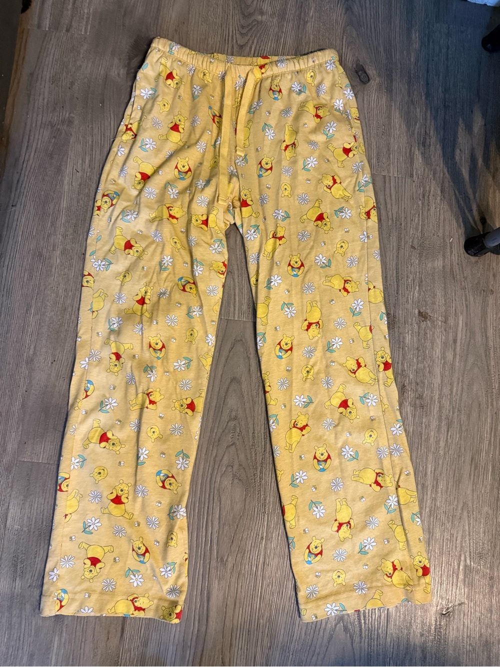 Kids Yellow Winnie the Pooh Pajama Pants - Soft Sleepwear